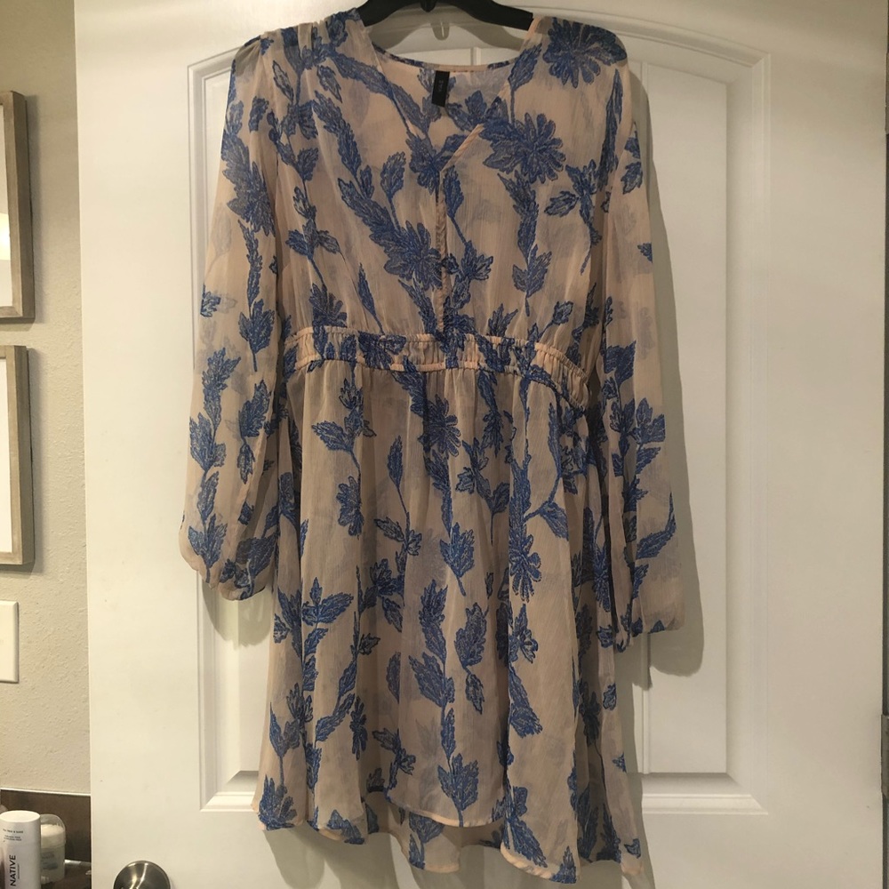 Long Sleeved Floral Dress